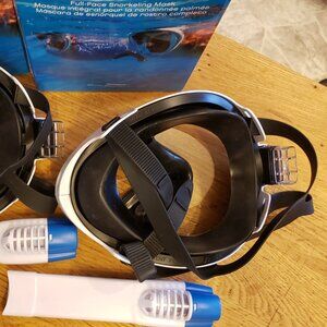 Ocean Reef Aria Full Face Anti Fog Dry Snorkel Mask size SM
